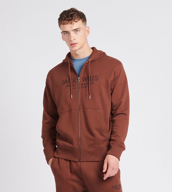 Jack wills hoodie on sale red