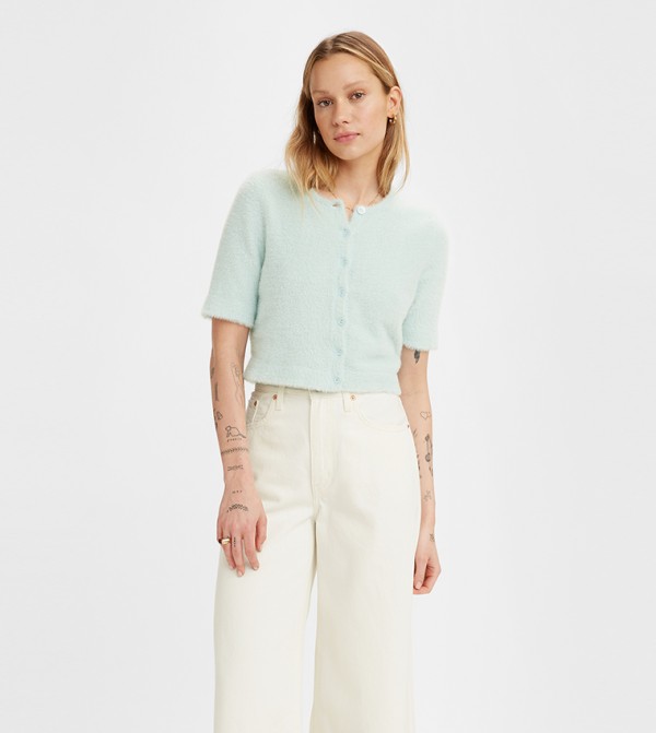 Plush Detail Cardigan