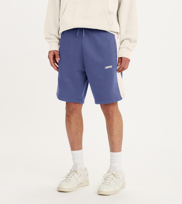 Logo Detail Varsity Sweat Shorts