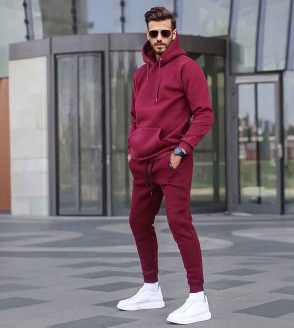 Burgundy tracksuit new arrivals