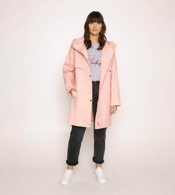 Oasis lightweight outlet parka grey