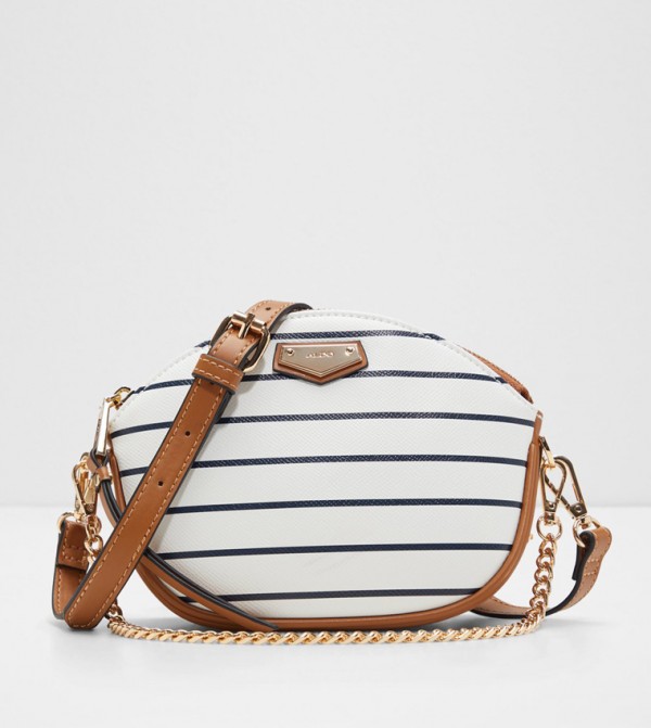 ABINGER Striped Crossbody Bag
