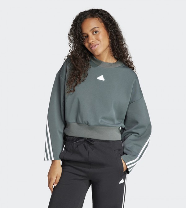 Future Icons 3-Stripes Crop Sweatshirt