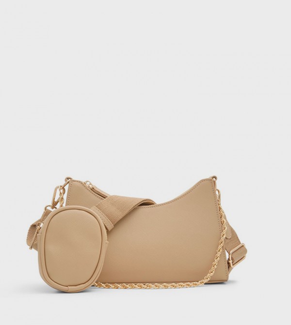 ADREDDIA Textured Crossbody Bag with Pouch