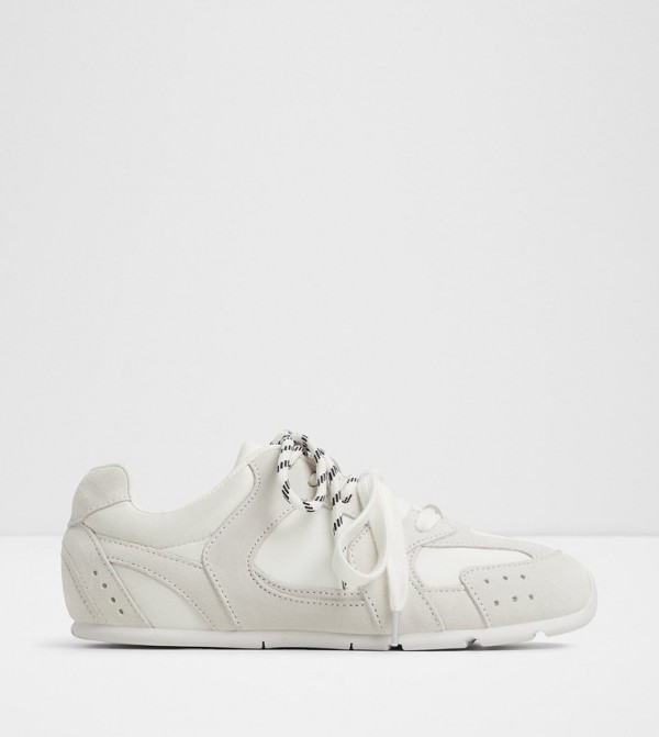 ADRELIA Lace-Up Denim Sneakers