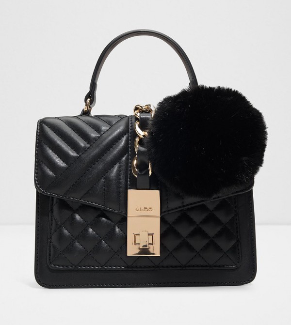 ADWELIWETH Quilted Top Handle Bag