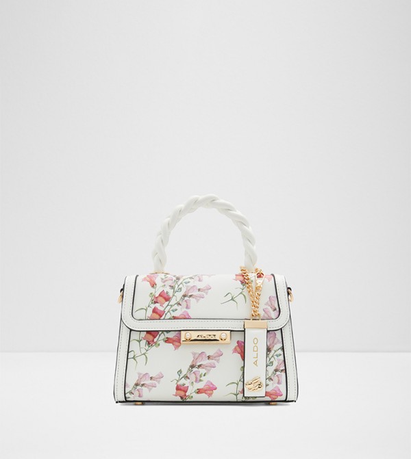 White floral 2025 bag