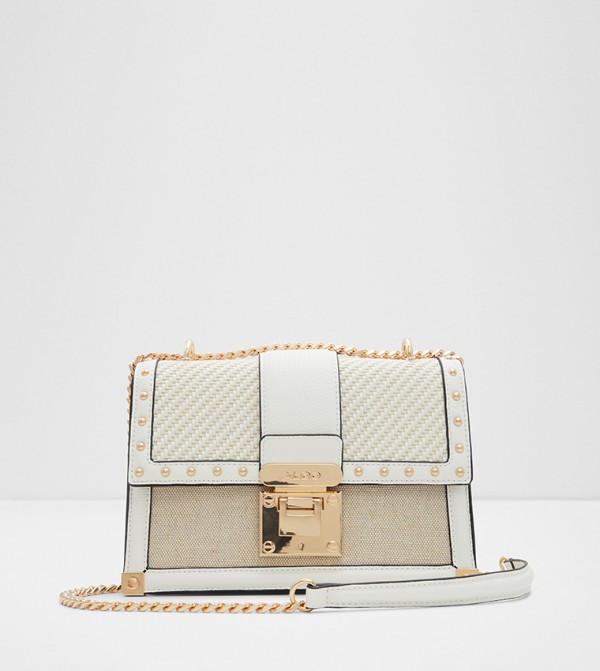 ALANDERIEL Printed Chain Handle Crossbody Bag