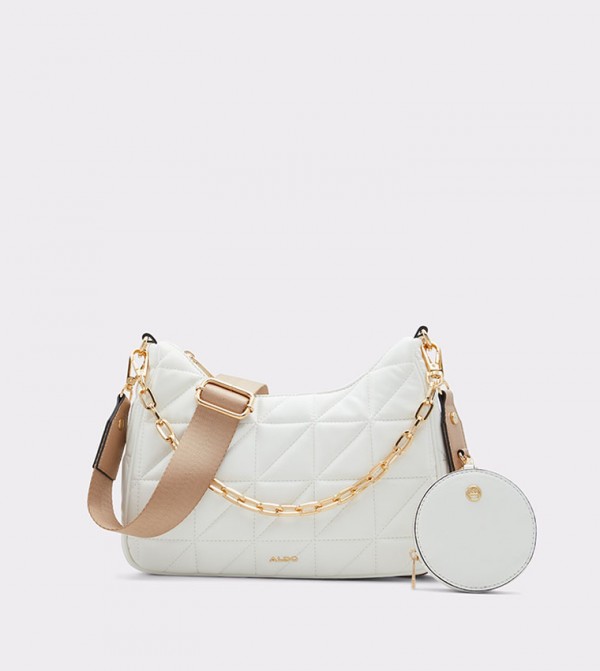 Buy Aldo ALBALADAR Quilted Crossbody Bag In White