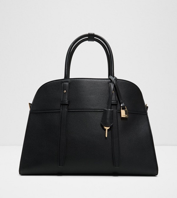ALLYSA Textured Satchel Bag