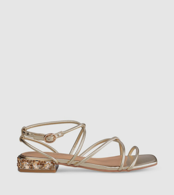 buy-alma-en-pena-enet-sheen-flat-sandals-in-gold-6thstreet-uae