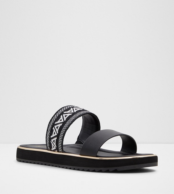 ALONYA Embroidered Flat Sandals