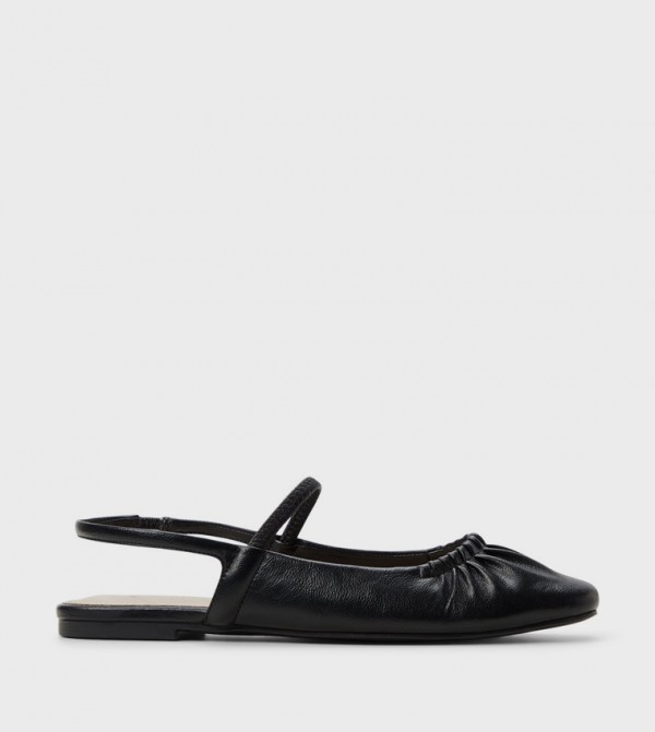 ALYSSAH Ruched Slingback Flats