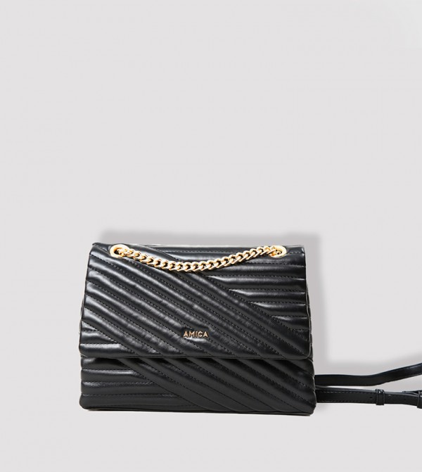 Nata Quilted Crossbody Bag