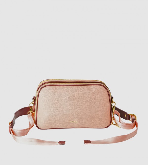 Zippered Camera Crossbody Bag