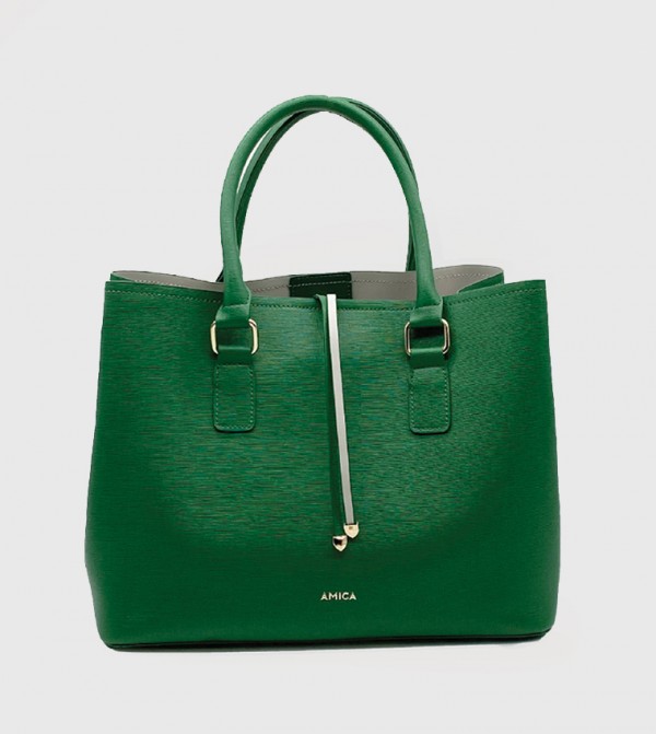 Amalia Metal Accent Tote Bag