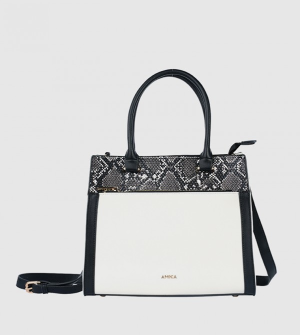 VALERIE Animal Print Satchel Bag