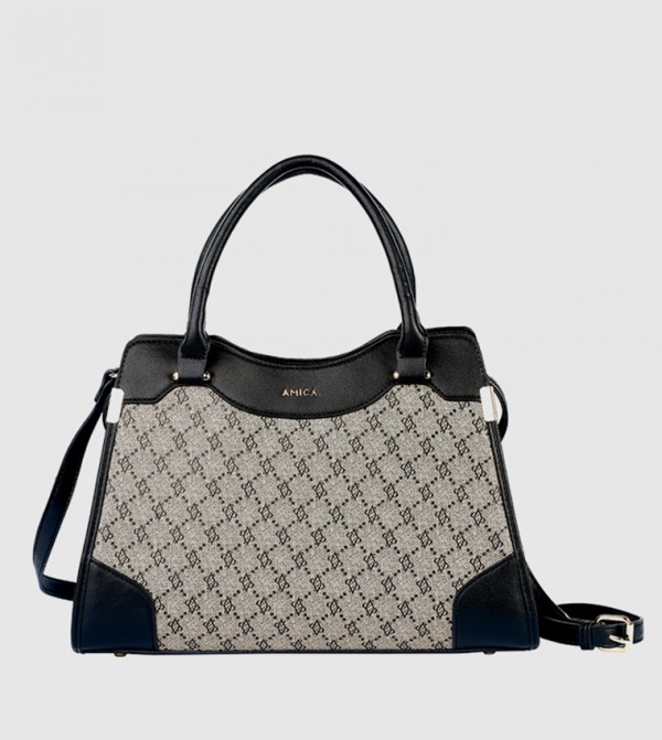 FALLON Patterned Satchel Bag