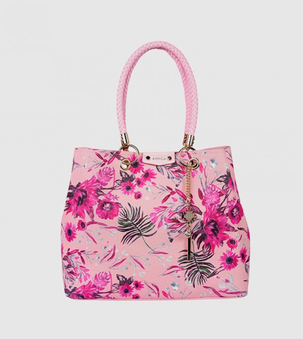 AMOURA Printed Tote Bag