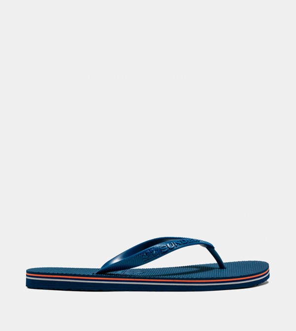 Barracuda - Thong Flip Flops with Rainbow Profiles