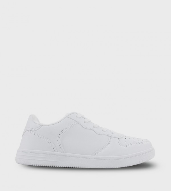Solid Slip-On Sneakers