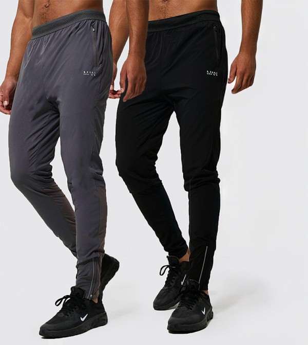 Pack of 2 Tall Active Gym Lightweight Joggers