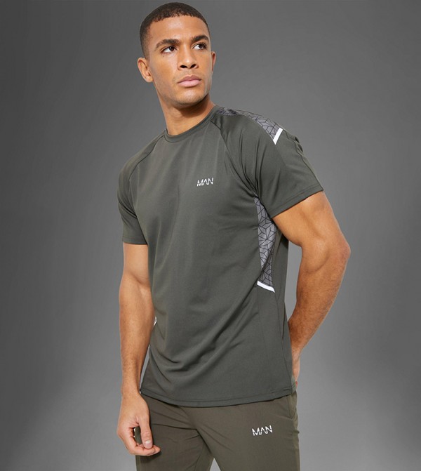 Gym Panel Detail Active T-Shirt