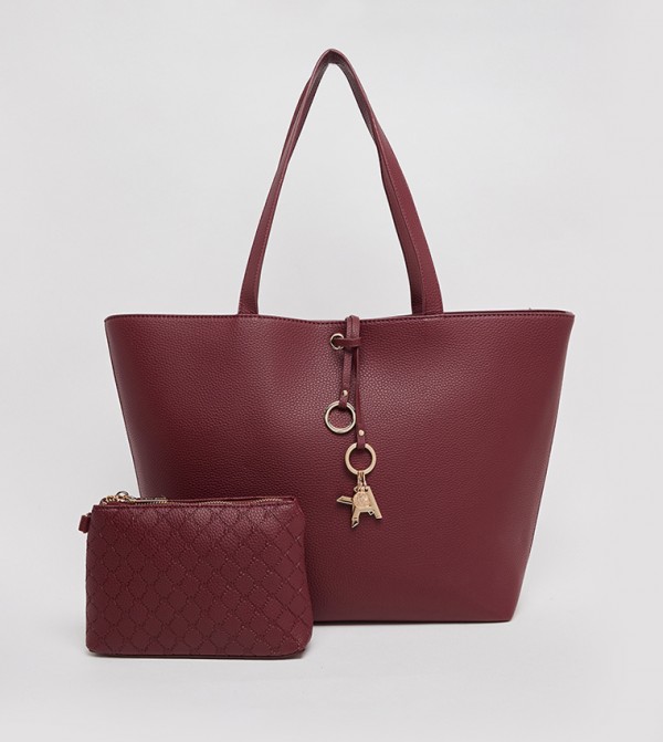 Textured Tote Bag Set