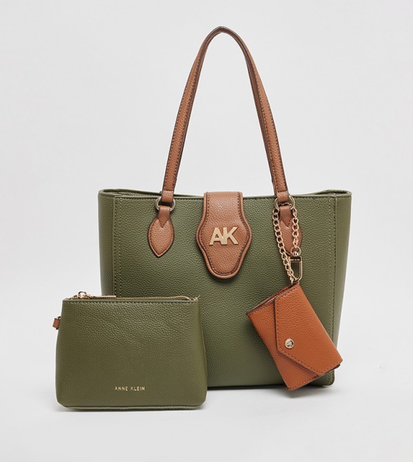 Textured Tote Bag Set