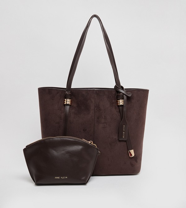 Textured Tote Bag Set