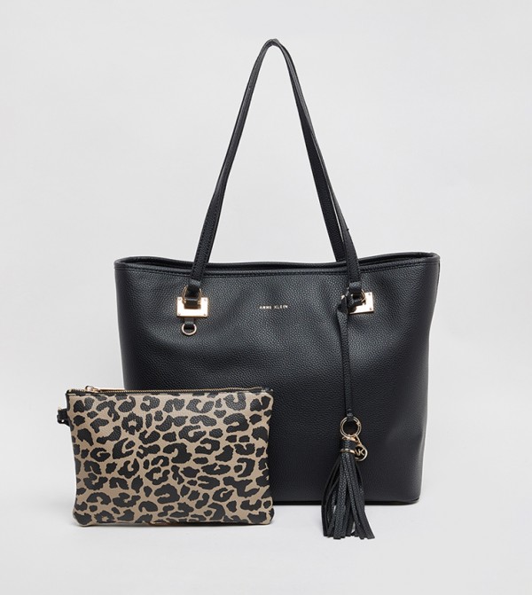 Textured Tote Bag Set