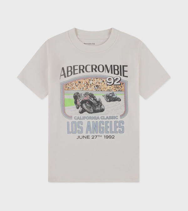 تيشيرت كم قصير بطبعة كاليفورنيا