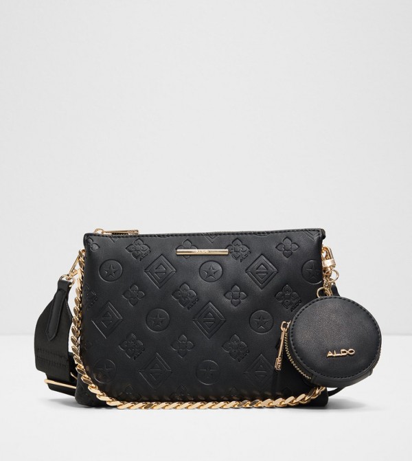 ANNALEVER Logo Detail Shoulder Bag with Coin Pouch