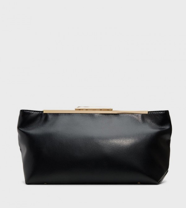 ANTONELLAA Solid Metal Frame Clutch