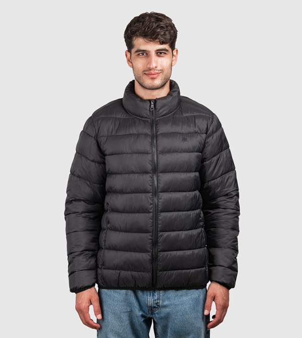 Aero Men's Zip-Through Puffer Jacket