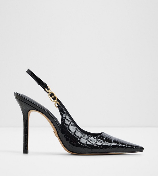 ARAMINTA Textured Slingback Pumps