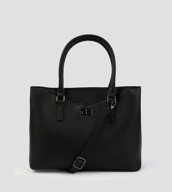 Buy Steve Madden BMARCO Metal Accent Satchel Bag In Black 