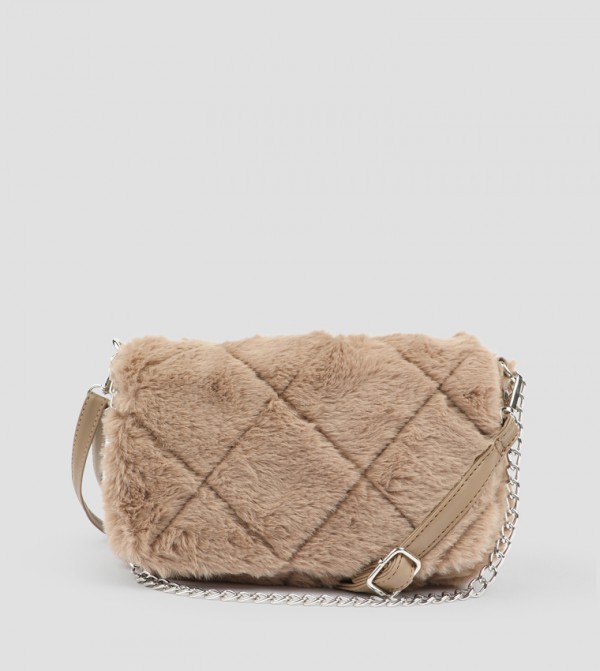 Faux Fur Crossbody Bag
