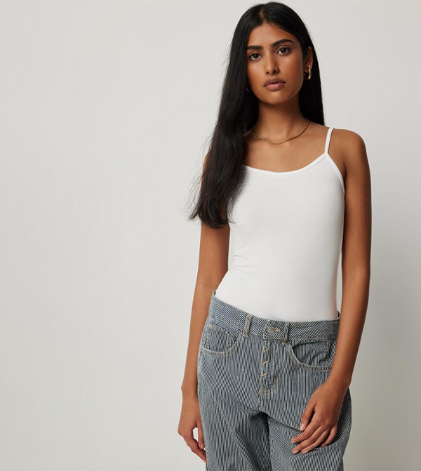 Solid Spaghetti Strap Top