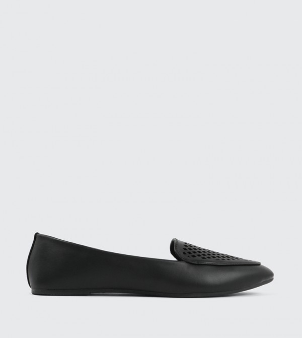 Laser Cut Pointed Toe Ballet Flats