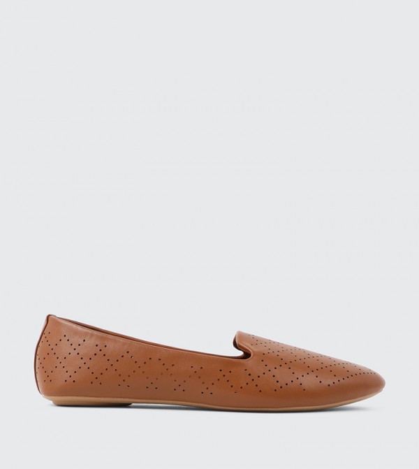 Laser Cut Ballet Flats