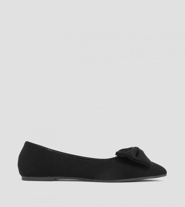 Embellished Bow Ballet Flats
