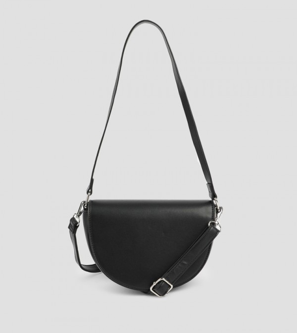 Solid Flap Saddle Bag