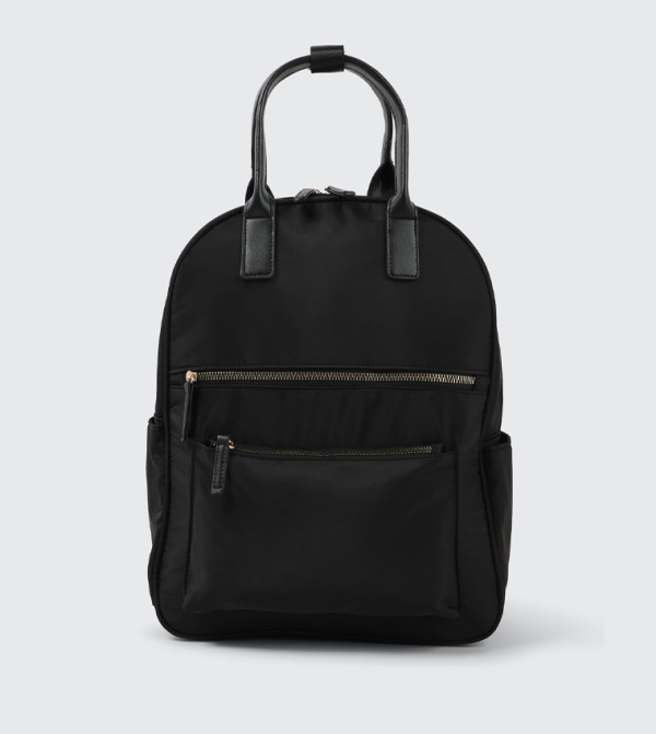 Nylon Top Handle Backpack