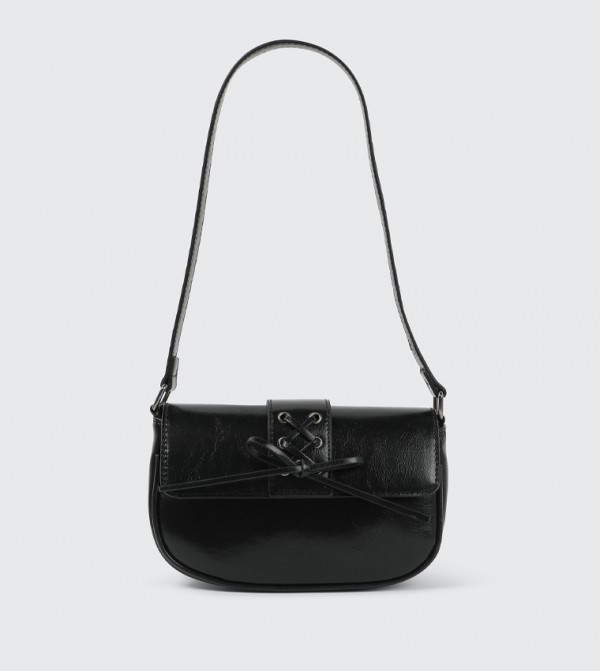 Tie-Up Detail Crossbody Bag
