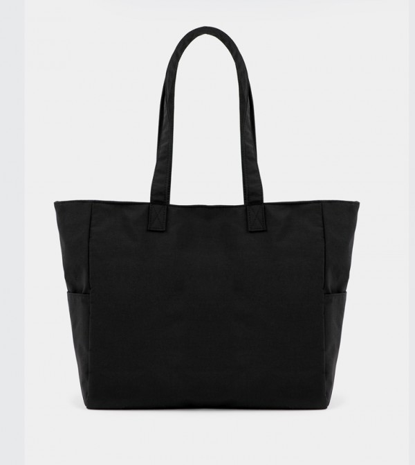 Solid Canvas Tote Bag