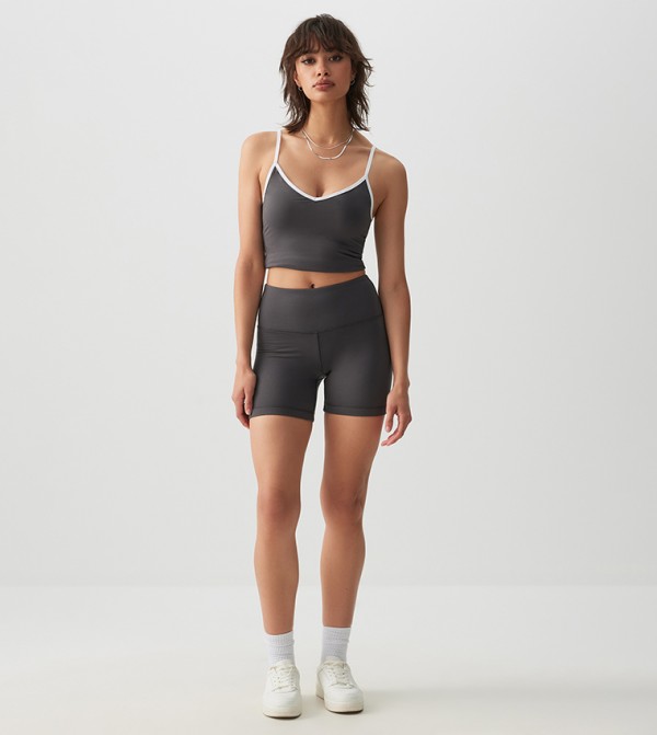 Solid 5" Biker Shorts