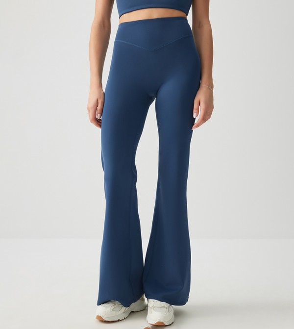 High Rise Flared Leggings