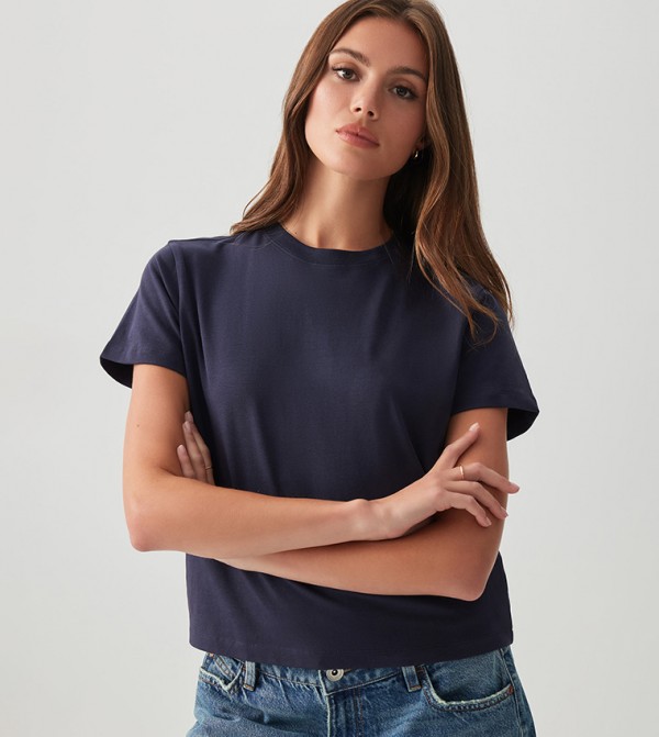 Solid Short Sleeves Casual T-Shirt