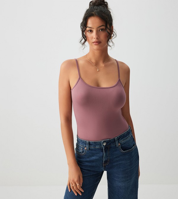 Super Soft Spaghetti Strappy Top